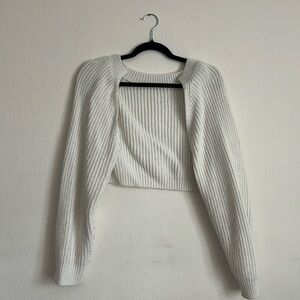 Shein Cropped Knitted Cardigan